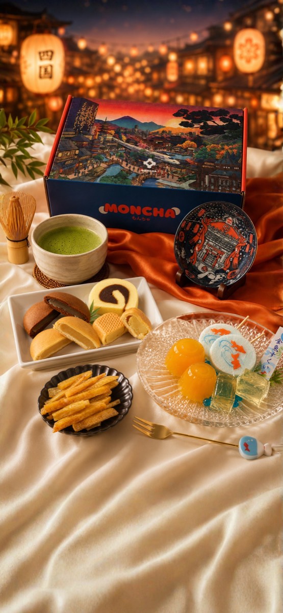 Shikoku box — matcha, wagashi and Japanese sweets