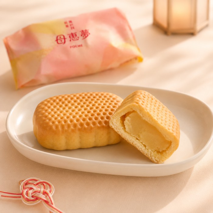 Soft Cake with Yellow Bean Paste
